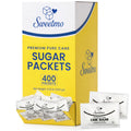 Sweetmo Cane Sugar packets  - 400 Count Dispenser Box, Pure Cane White Granulated Sugar Packets, Individual Wrapped, Bulk Packets for Coffee, Restaurants, Office, Cafés & Food Service