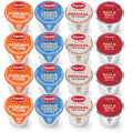 Coffee Creamer Singles Variety Pack- 48 Count - 4 Flavors Half & Half, Hazelnut, French Vanilla, , Original– Non-Dairy Creamers for Coffee, Tea, Office, Home, Bar & Gifting