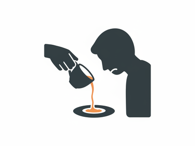 Pouring Out Pale, Watery Espresso Again
